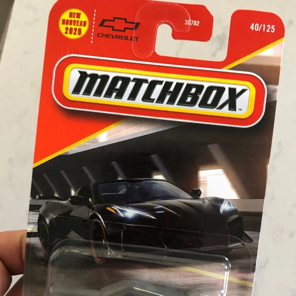 Matchbox Black Chevy Corvette Z06 Convertible